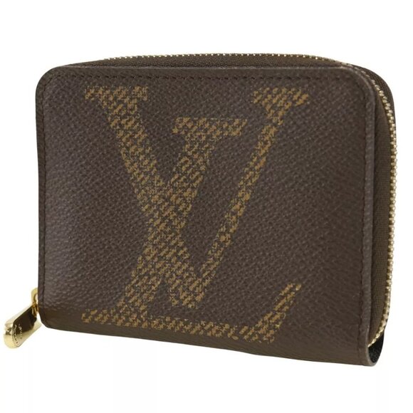 LOUIS VUITTON Zip Around Purse Coin Purse M69354 Brown/Monogram giant canv... - Picture 3 of 11